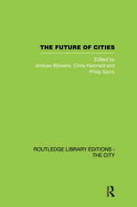 Imagen de portada: The Future of Cities 1st edition 9780415853699