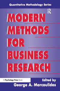 صورة الغلاف: Modern Methods for Business Research 1st edition 9780805826777