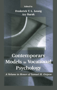 Titelbild: Contemporary Models in Vocational Psychology 1st edition 9780805826661