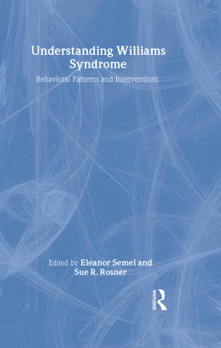 Cover image: Understanding Williams Syndrome 1st edition 9780805826173