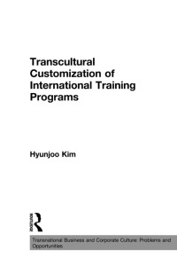 Cover image: Transcultural Customization of International Training Programs 1st edition 9781138985995