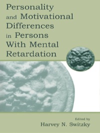 Cover image: Personality and Motivational Differences in Persons With Mental Retardation 1st edition 9780805825701