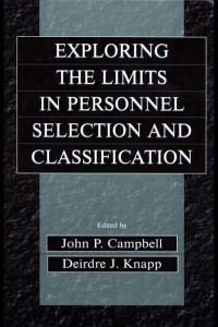 Cover image: Exploring the Limits in Personnel Selection and Classification 1st edition 9781138002746