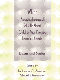 Omslagafbeelding: What Reading Research Tells Us About Children With Diverse Learning Needs 1st edition 9780805825152