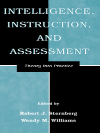 Immagine di copertina: Intelligence, Instruction, and Assessment 1st edition 9780805825107