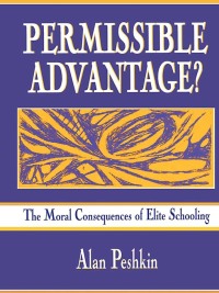 صورة الغلاف: Permissible Advantage? 1st edition 9780805824667
