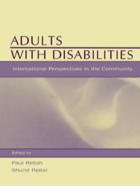 Imagen de portada: Adults With Disabilities 1st edition 9781138966017