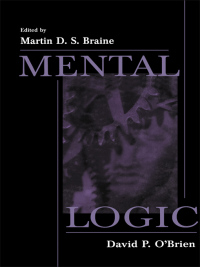 Imagen de portada: Mental Logic 1st edition 9781138012424