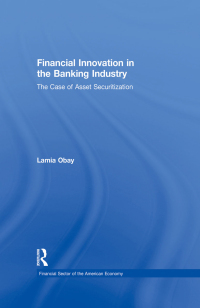 Imagen de portada: Financial Innovation in the Banking Industry 1st edition 9781138991057