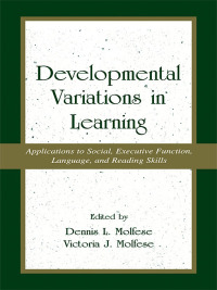 Cover image: Developmental Variations in Learning 1st edition 9780415649063