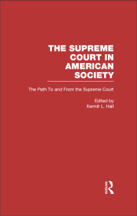 表紙画像: The Path to and From the Supreme Court 1st edition 9780815334262