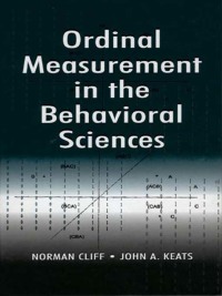 Imagen de portada: Ordinal Measurement in the Behavioral Sciences 1st edition 9780805820935