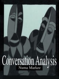 Imagen de portada: Conversation Analysis 1st edition 9780805819991