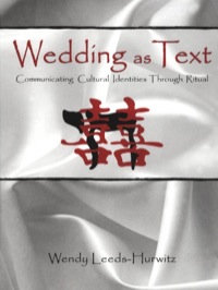 Imagen de portada: Wedding as Text 1st edition 9780805811414