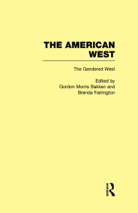 Cover image: The Gendered West 1st edition 9780815334583