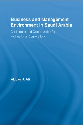 Cover image: Business and Management Environment in Saudi Arabia 1st edition 9781138965201
