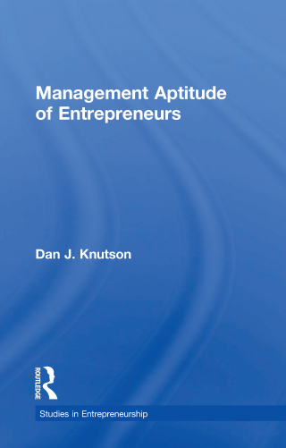 Omslagafbeelding: Management Aptitude of Entrepreneurs 1st edition 9780815335030