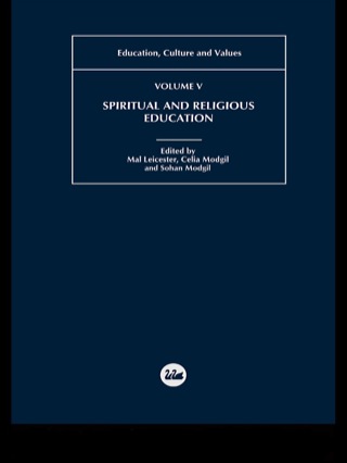 Immagine di copertina: Spiritual and Religious Education 1st edition 9780750710060