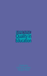 Cover image: Improving Quality in Education 1st edition 9780750709415
