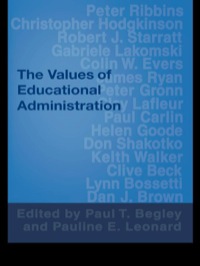 Cover image: The Values of Educational Administration 1st edition 9780750709378