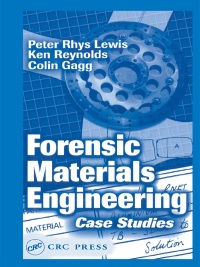 Imagen de portada: Forensic Materials Engineering 1st edition 9780849311826