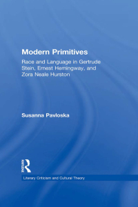Cover image: Modern Primitives 1st edition 9781138976269