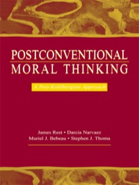 Immagine di copertina: Postconventional Moral Thinking 1st edition 9781138003293