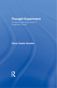 Imagen de portada: Thought Experiment 1st edition 9780815336563
