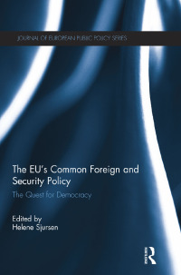 Cover image: The EU’s Common Foreign and Security Policy 1st edition 9781138107366