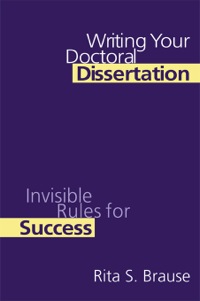 Omslagafbeelding: Writing Your Doctoral Dissertation 1st edition 9781138167971