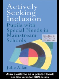 صورة الغلاف: Actively Seeking Inclusion 1st edition 9780750707367