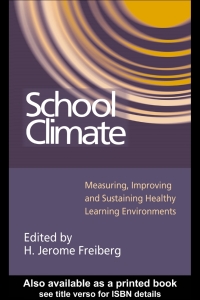 Imagen de portada: School Climate 1st edition 9780750706414