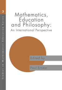 Cover image: Mathematics Education and Philosophy 1st edition 9780750705691