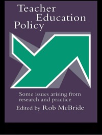 Cover image: Teacher Education Policy 1st edition 9780750704878