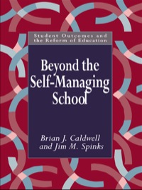 Omslagafbeelding: Beyond the Self-Managing School 1st edition 9780750704489
