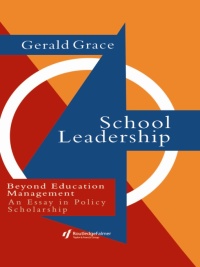 Imagen de portada: School Leadership 1st edition 9780750704144