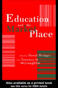 Cover image: Education And The Market Place 1st edition 9780750703499