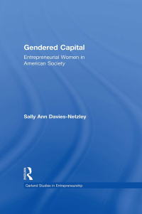 Cover image: Gendered Capital 1st edition 9780815338697