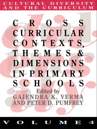 Cover image: Cross Curricular Contexts, Themes And Dimensions In Primary Schools 1st edition 9780750701457