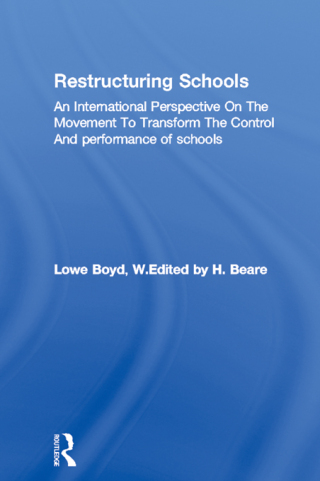 Cover image: Restructuring Schools 1st edition 9780750701228