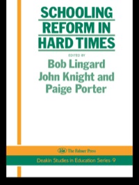 Cover image: Schooling Reform In Hard Times 1st edition 9780750701204