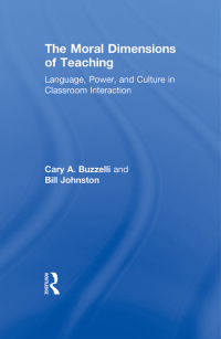 Imagen de portada: The Moral Dimensions of Teaching 1st edition 9780815339397