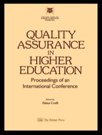 Cover image: Quality Assurance In Higher Education 1st edition 9780750700719