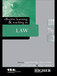 صورة الغلاف: Effective Learning and Teaching in Law 1st edition 9781138158900
