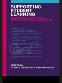 Imagen de portada: Supporting Student Learning 1st edition 9780749435356
