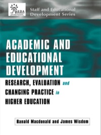 Omslagafbeelding: Academic and Educational Development 1st edition 9780749435332