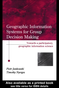 Cover image: GIS for Group Decision Making 1st edition 9780748409327