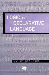 Cover image: Logic And Declarative Language 1st edition 9780748408030