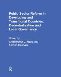 Omslagafbeelding: Public Sector Reform in Developing and Transitional Countries 1st edition 9780415623445