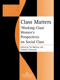 صورة الغلاف: Class Matters 1st edition 9780748405411
